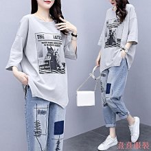 熹熹服裝大尺碼女裝 短袖睡衣 印花家居服 短袖洋裝 家居睡衣 夏季中老年人女裝 棉麻短袖兩件套裝 寬鬆大尺碼媽媽裝睡衣 夏休閒套 歷史價格詳細信息