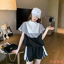 運動套裝 大尺碼套裝  黑色套裝 休閒運動服 新款大尺碼運動套裝男時尚寬鬆休閒肥佬加肥加大長褲長袖一套潮 歷史價格詳細信息