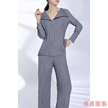 熹熹服裝三宅褶皺  時尚套裝女  秋夏大尺碼不規則t恤上衣+長款撞色半身裙  顯瘦兩件套裙 歷史價格詳細信息