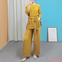 熹熹服裝三宅褶皺  時尚套裝女  秋夏大尺碼不規則t恤上衣+長款撞色半身裙  顯瘦兩件套裙 歷史價格詳細信息