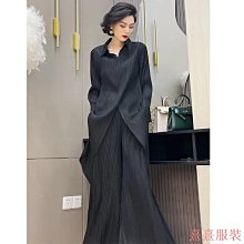 熹熹服裝三宅褶皺  時尚套裝女  秋夏大尺碼不規則t恤上衣+長款撞色半身裙  顯瘦兩件套裙 歷史價格詳細信息
