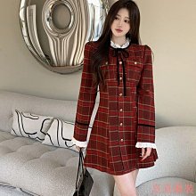 熹熹服裝法式赫本風大尺碼女裝秋冬新款時尚兩件套黑色上衣外搭配半身裙套裝 U8CR 歷史價格詳細信息