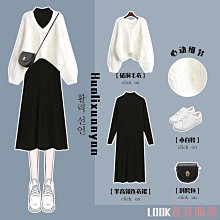 小美の店大尺碼女裝冬季套裝女新款寬鬆紅色本命年毛衣百褶短裙兩件套 歷史價格詳細信息