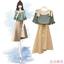 小美の店兩件式L-4XL實拍現貨大尺碼女裝黑色牛仔外套+長/短版半身裙甜酷時尚套裝胖MM時尚套裝 歷史價格詳細信息