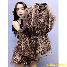 Rainy Design時尚休閒套裝女年夏季新款簡約氣質顯瘦開叉上衣格子褲兩件套 歷史價格詳細信息