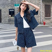 Rainy Design休閒長袖運動套裝女新款春秋時尚韓版寬鬆長褲兩件套 歷史價格詳細信息