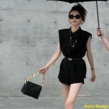 Rainy Design時尚女裝 啄木鳥純棉運動服套裝女夏季新款時尚洋氣短袖立領休閒兩件套 夏季女裝 歷史價格詳細信息