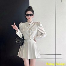 Rainy Design氣質高級感套裝辣妹短版T恤上衣女裝夏季高腰半身裙長裙子兩件套 歷史價格詳細信息