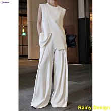 洋裝 套裝 女裝 夏天衣服 設計感女神範氣質個性顯瘦上衣時尚寬褲大腳褲西裝褲套裝兩件套潮 歷史價格詳細信息