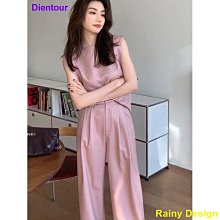 洋裝 套裝 女裝 夏天衣服 設計感女神範氣質個性顯瘦上衣時尚寬褲大腳褲西裝褲套裝兩件套潮 歷史價格詳細信息