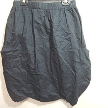 Hana+Hana 藍色兩側綁帶口袋下襬兩側微縮休閒長裙 / S / 0521 歷史價格詳細信息