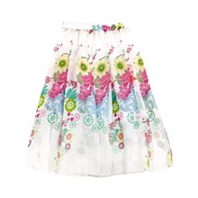 全新100%蠶絲真絲飛舞飄逸藍色白色長裙--內裡也是真絲---尺寸如圖---運費可合併 歷史價格詳細信息