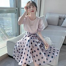 減齡波點半身裙女2024年夏季新款高腰顯瘦蛋糕裙小個子a字短裙子A68524 歷史價格詳細信息
