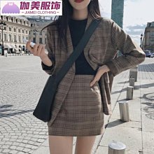 美式復古格子半身裙女2024夏季新款學院風三粒扣有底百褶裙迷你裙 歷史價格詳細信息
