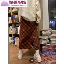 格子裙 a字裙 包臀裙 女2020夏裝女學生顯瘦a字裙高腰包臀裙半身裙ins 歷史價格詳細信息
