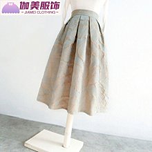 高腰蓬蓬裙 新款顯瘦 遮肚中長款 提花a字半身裙 防走光裙 a字裙 韓版 高腰顯瘦 大擺長裙子A8 歷史價格詳細信息