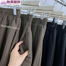 2023半身長裙大擺裙A字裙高腰顯瘦黑色韓版大尺碼女士跳舞半身裙 歷史價格詳細信息