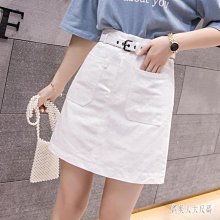 下殺 牛仔裙女2019夏季新款韓版繡花刺繡高腰A字包臀短裙 QW9850 歷史價格詳細信息