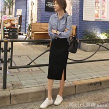 側開叉半身裙子女設計感小眾顯瘦包臀短裙2023新款-伽美服飾 歷史價格詳細信息