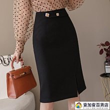 職業半身裙 OL一步裙 春夏秋季韓版女裝 中長款高腰單排扣開叉包臀裙 黑白色簡約美觀休閒氣質 性感微彈遮肚透氣優雅減齡 性感 超短裙 歷史價格詳細信息