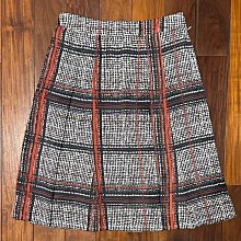 DAKS 格紋及膝裙 日本製 新品 女 W63 羊毛混紡絲絹 A字裙 打摺裙 DAKS LONDON 裙裝 A5298D 歷史價格詳細信息