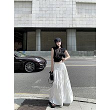 白色褶皺垂感闊腿牛仔褲女早秋2024新款高腰寬鬆顯瘦直筒拖地長褲 歷史價格詳細信息