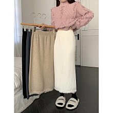 實拍針織裙 輕熟風氣質流蘇V領高腰半身裙兩件式 女版針織-伽美服飾 歷史價格詳細信息