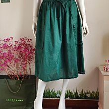 國內設計師~(TAKE ROOT紮根)，2023春夏，擺抽鬚袋貼笑臉牛仔及膝裙，現貨09~* 歷史價格詳細信息