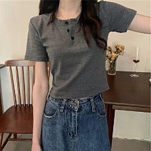 T恤女夏裝休閒打底衫U領上衣女裝休閒服裝流行女裝衣服上衣．F 歷史價格詳細信息