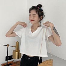 糖果色短款圓領短袖T恤女夏裝韓版女士衣服女裝上衣女性服飾服裝上衣衣服．D 歷史價格詳細信息