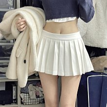 白色百褶裙女半身裙高腰a字顯瘦2024新款春秋冬夏季小個子短裙子 歷史價格詳細信息