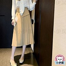 小伊閣=不規則魚尾半身裙女夏季新款中長款波點高腰a字荷葉邊包臀裙=短裙/長裙/窄裙/A字裙/百褶裙/魚尾裙/及膝裙 歷史價格詳細信息