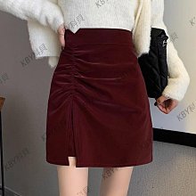 設計感小眾不規則壓褶A字傘裙女2024新款春秋高腰顯瘦長款半身裙 歷史價格詳細信息