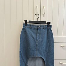 復古a字牛仔半身裙秋季女高腰梨形身材大碼遮肚子開叉顯瘦包臀裙 歷史價格詳細信息