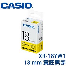 【MR3C】含稅附發票 CASIO卡西歐 18mm XR-18BU1 藍底黑字 原廠標籤機色帶 歷史價格詳細信息