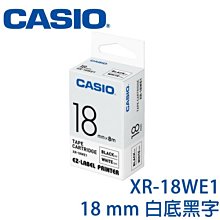 【MR3C】含稅附發票 CASIO卡西歐 18mm XR-18BU1 藍底黑字 原廠標籤機色帶 歷史價格詳細信息