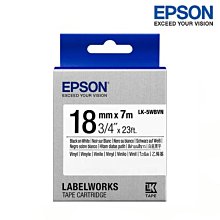 EPSON LK-5YBVN C53S655424標籤帶 耐久18mm 黃底黑字 歷史價格詳細信息