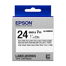 EPSON LK-6YBVN 耐久型標籤帶 24mm 黃底黑字 S656418 歷史價格詳細信息