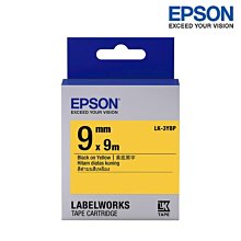 EPSON LK-3YBP C53S653404 粉彩系列黃底黑字標籤帶(寬度9mm) 歷史價格詳細信息