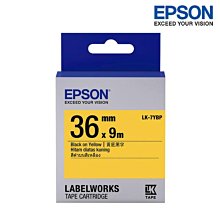 EPSON 36mm 標籤便捷套組 原廠標籤帶 BR-VN36WB-A BR-VN36YB-A適用：LW-Z5000 歷史價格詳細信息