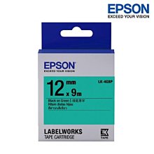 EPSON LK4GBP 副廠綠底黑字標籤帶 12mm 歷史價格詳細信息