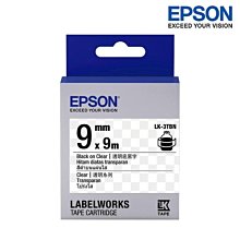 EPSON LK-3TBN LK-3TKN LK-3TBW 透明系列 原廠標籤帶 寬度9mm 歷史價格詳細信息