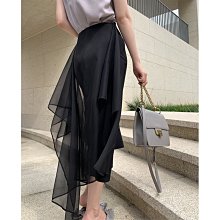 飄逸氣質透膚開襟簡約剪裁直條雪紡罩衫(白.黑.粉XL-4L)-J214熊衣褲語 歷史價格詳細信息