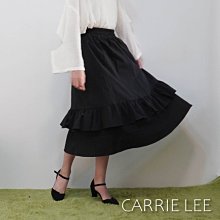 【XX現貨】優雅浪漫碎褶踝上魚尾蛋糕長裙 黑【09.11】Carrie Lee INN-JR0023 價格比較,價格查詢,歷史價格詳細信息