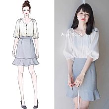 韓國男士輕奢V領針織短袖Polo衫 型男素色時尚翻冰絲領短袖T恤 高品質-至簡原創 歷史價格詳細信息