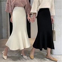 超美!高磅包心紗魚尾裙 上班族 厚磅 親膚 氣質 韓 寬鬆 休閒 喜宴 百搭 美人魚裙 素色 純色 歷史價格詳細信息