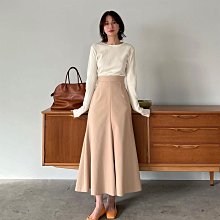 魚尾裙 洋裝 連身裙 裙子現貨~韓國東大門 here imprint 春夏款溫柔風 簡約凈版系帶魚尾裙 歷史價格詳細信息