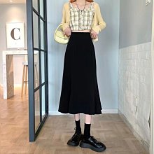 魚尾裙 洋裝 連身裙 裙子黑色波點雪紡半身裙女春夏中長款a字高腰顯瘦大腿粗的魚尾裙 歷史價格詳細信息