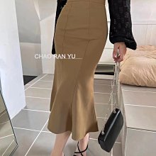 魚尾裙 洋裝 連身裙 裙子半身裙大碼牛仔女裝高腰顯瘦荷葉邊短褲春季新款a字魚尾裙子胖mm 歷史價格詳細信息