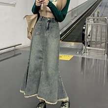 魚尾裙 洋裝 連身裙 裙子復古哥特式休閑提花魚尾半身裙 歷史價格詳細信息